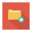 Free Add Folder Archive Icon