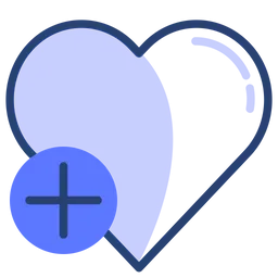 Free Add Heart  Icon