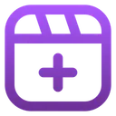 Free Add instagram reel  Icon
