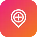 Free Add location  Icon