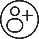 Free Add User  Icon