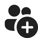 Free Add User  Icon