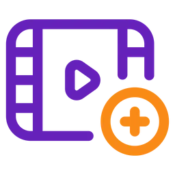 Free Add Video  Icon