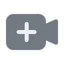 Free Add video  Icon