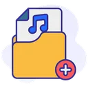 Free Add video  Icon