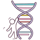 Free ADN Cadena De ADN Biologia Icon
