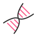 Free DNA Genetica Fita De DNA Ícone