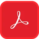 Free Adobe Acrobat Reader Cloud  Icon