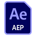 Free Adobe Aftereffects File Aep Aftereffects Icon