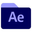 Free Adobe Aftereffects File Aep Aftereffects Icon