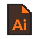 Free Adobe ai  Icon