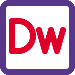Free Adobe dreamweaver Logo Ícone