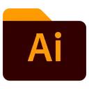 Free Adobe Illustrator Folder Ai Illustrator Icon