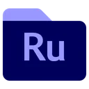 Free Adobe Rush Folder  Icon