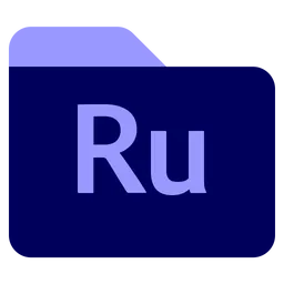 Free Adobe Rush-Ordner  Symbol