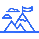 Free Adventure Blue Outline Miscellaneous Life Style Icon