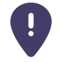 Free Advertencia De Ubicacion Ubicacion De Pin Navegacion En El Mapa Icono