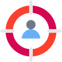 Free Advertise Target Audience Market Research Icon