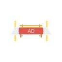 Free Advertisement Banner  Icon