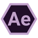 Free Ae Adobe Hexa Icon