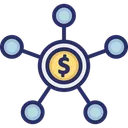 Free Affiliate Program Business Connection Business Network Icon