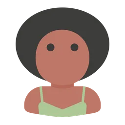 Free African Girl  Icon