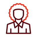 Free Afro African Woman Icon