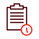 Free Agenda Schedule Calendar Icon