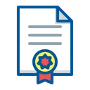 Free Agreement Certificate Contract Icon