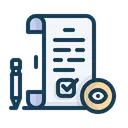 Free License Agreement Icon