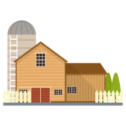 Free Agricultural Building  Icon