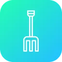 Free Agriculture Farm Pitchfork Icon