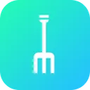 Free Agriculture Farm Pitchfork Icon