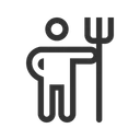 Free Agriculture Worker  Icon