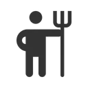 Free Agriculture Worker  Icon
