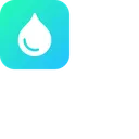 Free Agua Gota Aceite Icono