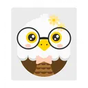 Free Aguila Pajaro Gafas Icono