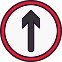 Free Ahead Only Signaling Icon