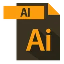 Free Ai Extention Document Icon