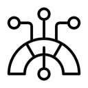 Free Ai Benchmarking Performance Speed Icon