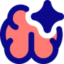 Free Ai Brain Smart Intelligence Neural Spark Icon