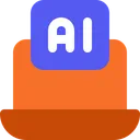 Free Ai Computer  Icon