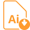 Free Ai File  Icon