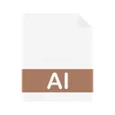 Free Ai File  Icon