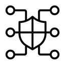 Free Ai Security Cyber Ai Fraud Detection Icon