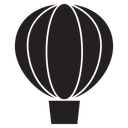 Free Air Balloon Parachute Balloon Hot Air Balloon Icon