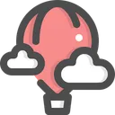 Free Air Balloon Hot Air Balloon Transportation Icon