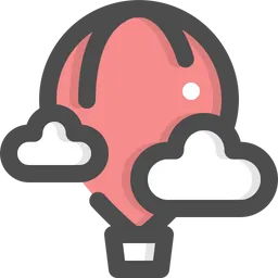 Free Air Balloon  Icon