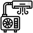 Free Air Conditioner Electronics Refreshing Icon