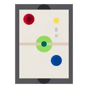 Free Air Hockey Player Entertainment Icon